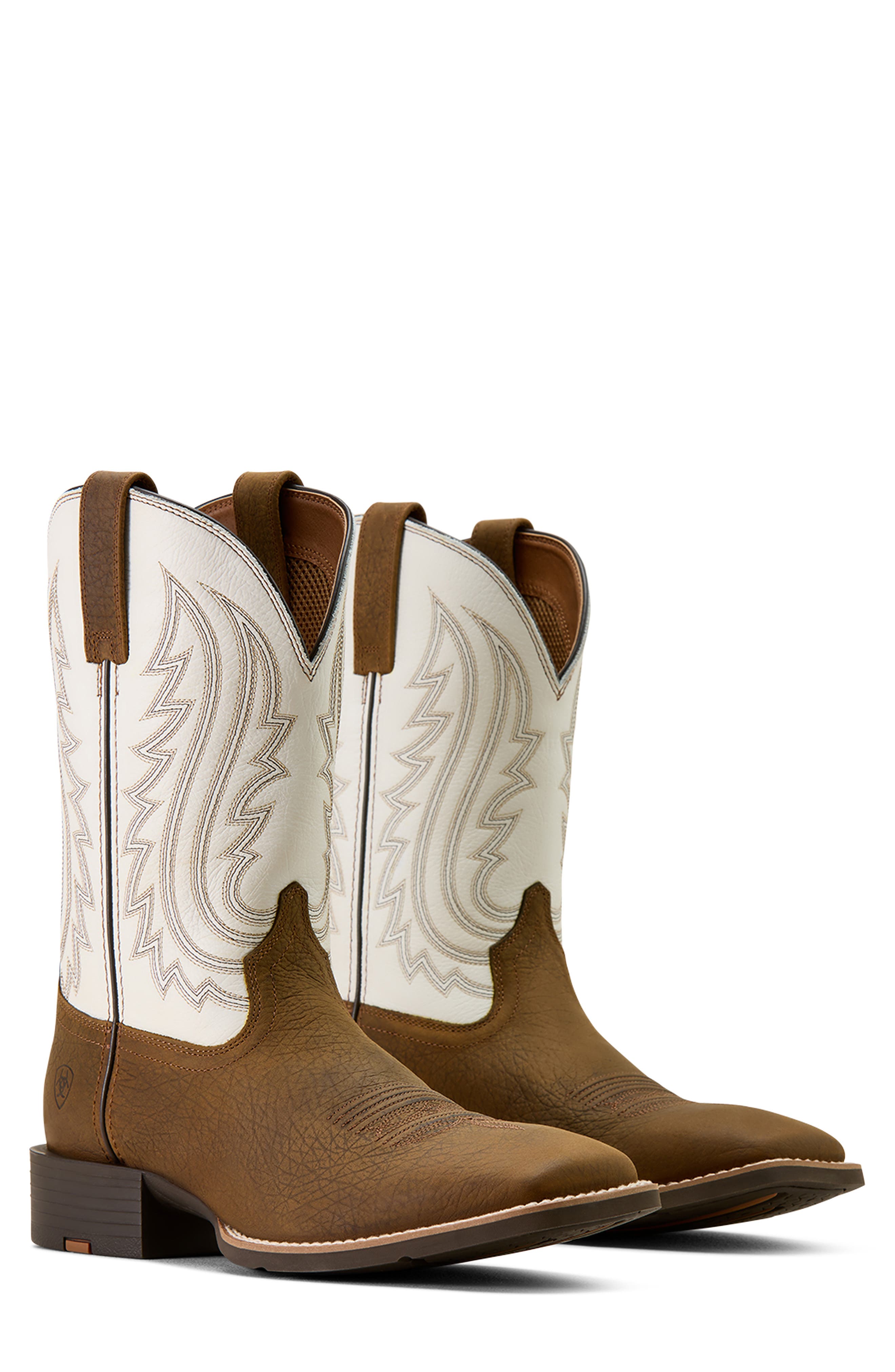 Big Sport Cowboy Boot, Alternate, color, BROWN/ WHITE