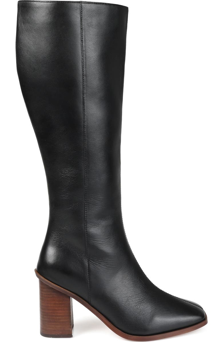 Journee Signature Tamori Leather Boot, Alternate, color,