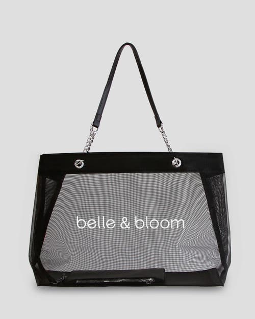 Belle & Bloom Wild Lover Tote Bag In Black/pink