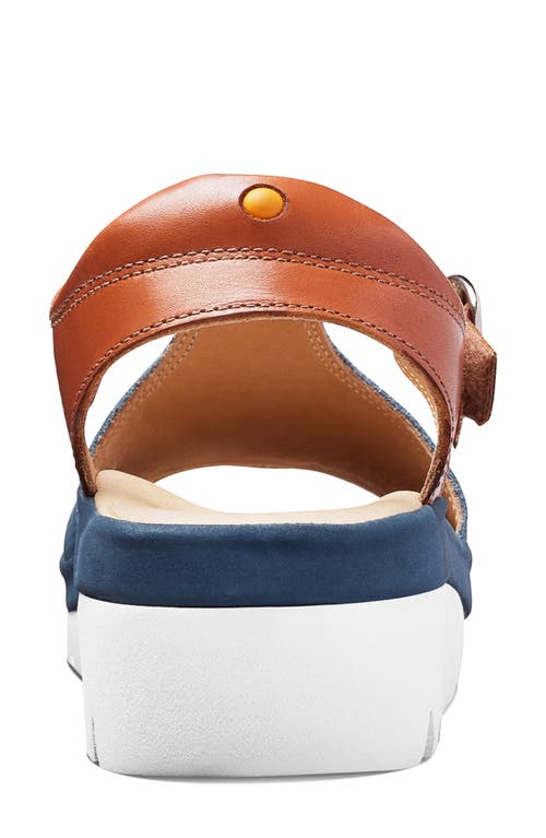 Samuel Hubbard Portola Sandal In Blue Nubuck