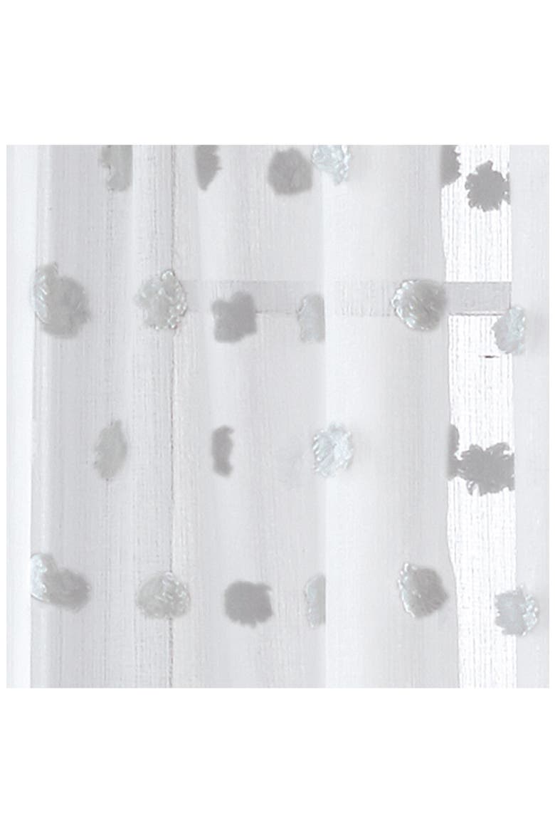 Ella Floral Print Set of 2 Poletop Curtain Panels, Alternate, color, GREY