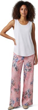 Lords of Harlech Womens Lillian Wide Leg Linen Pant