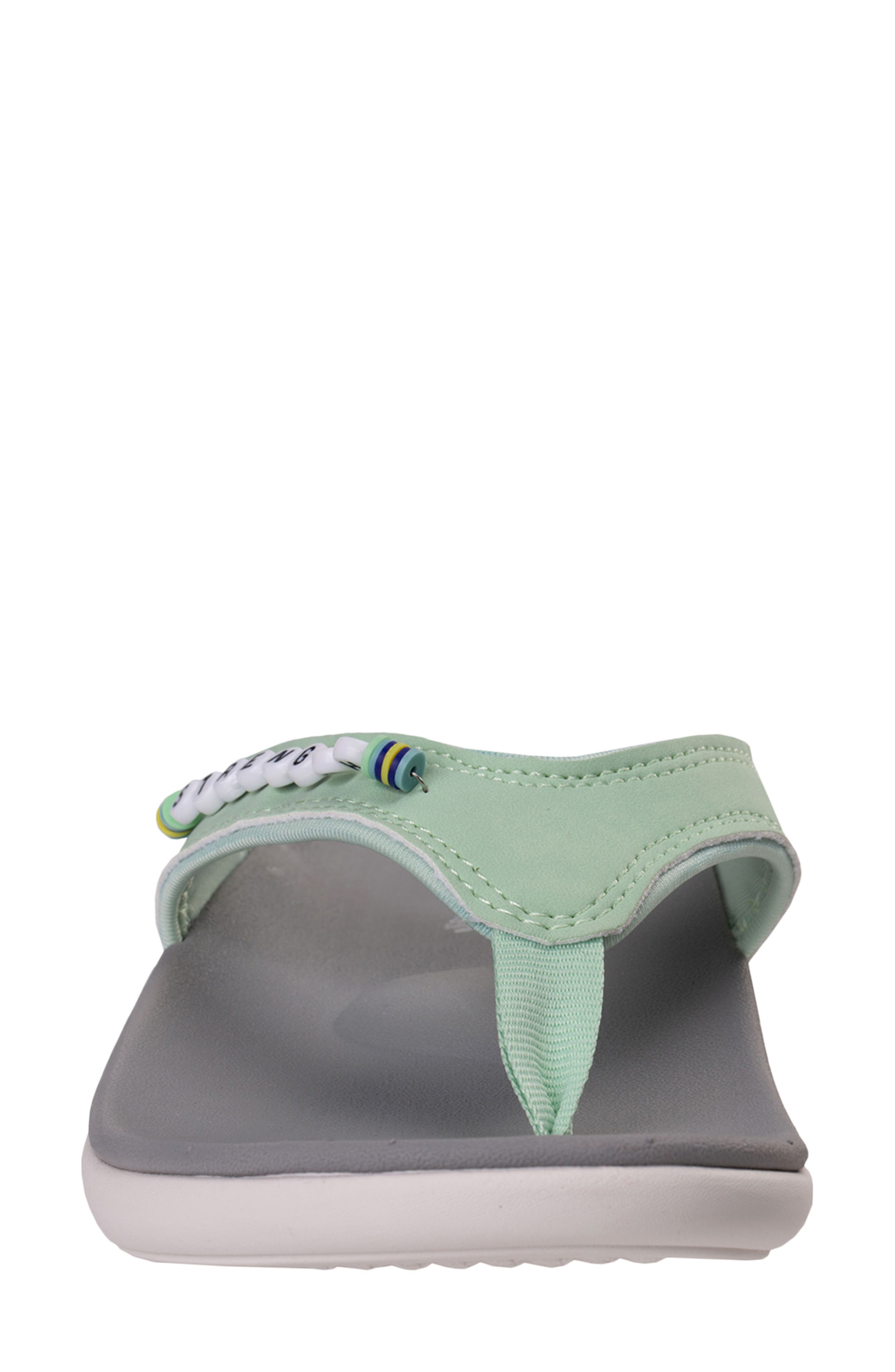 Yumi Friendship Strength Flip Flop, Alternate, color, MINT