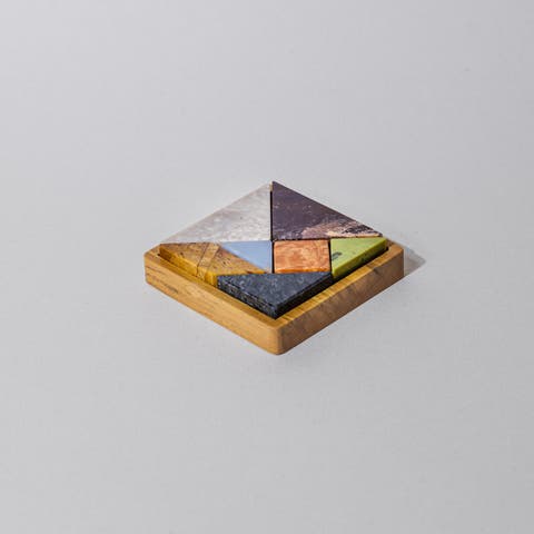 Tangram 3D Gemstone Puzzle