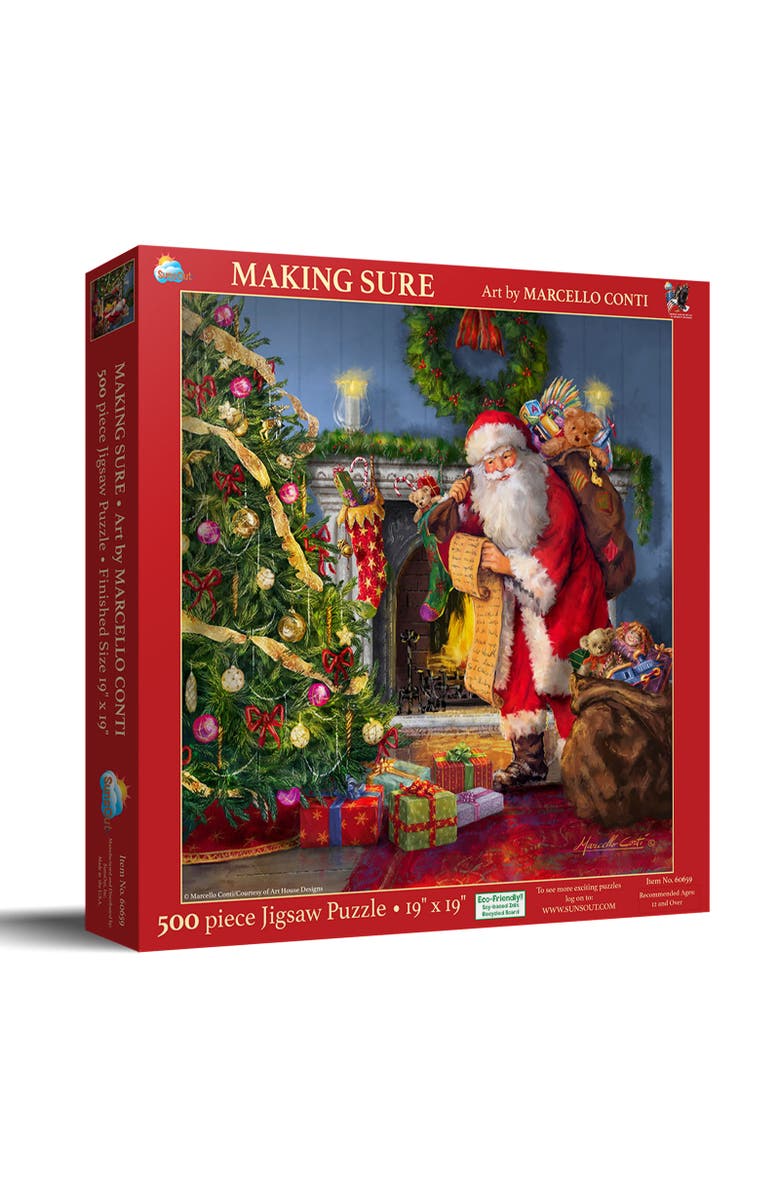 Sunsout Making Sure 500 piece Jigsaw Puzzle for Adults, Main, color, Multicolor