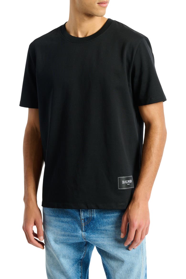 Pack of 2 Balmain Vintage T-shirts, Alternate, color, black