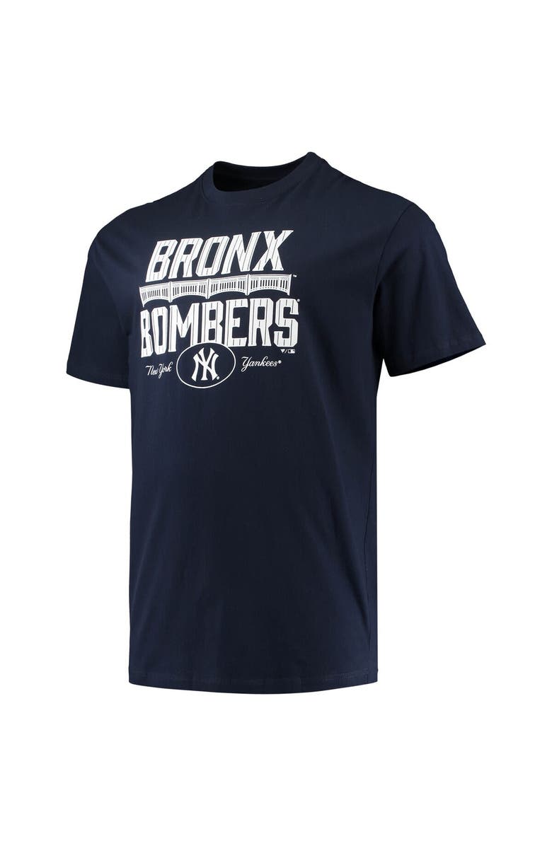 PROFILE Men's Navy New York Yankees Big & Tall Hometown Collection The Bomber T-Shirt, Alternate, color, 