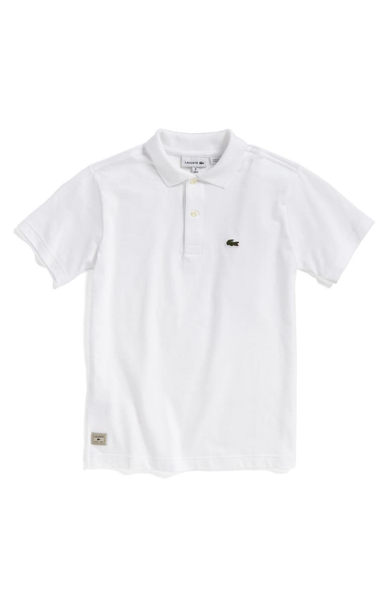 Lacoste Solid Jersey Polo, Main, color, 