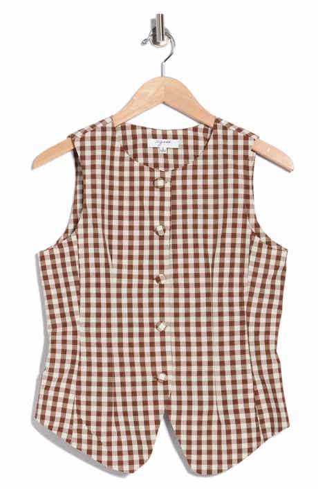 Gingham Vest