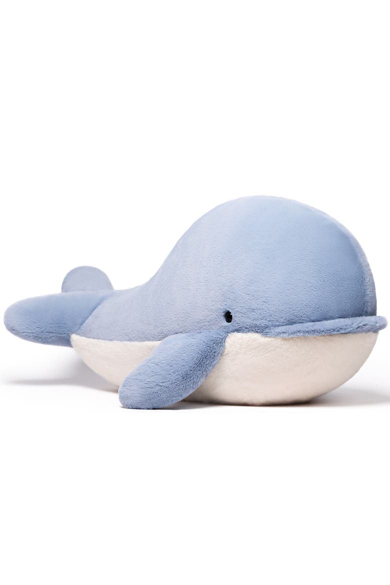 Big Headed Whale 21.6in Plush, Alternate, color, Multicolored