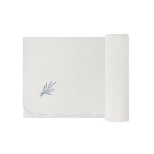 Ely's & Co. Velour Center Floral Collection In White