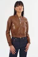 LAMARQUE Kordella | Reversible Leather Bomber Jacket