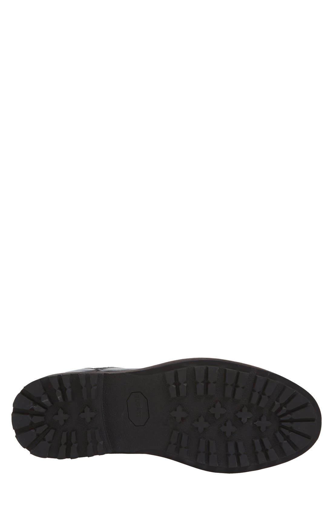'Northstar' Cap Toe Boot, Alternate, color, BLACK