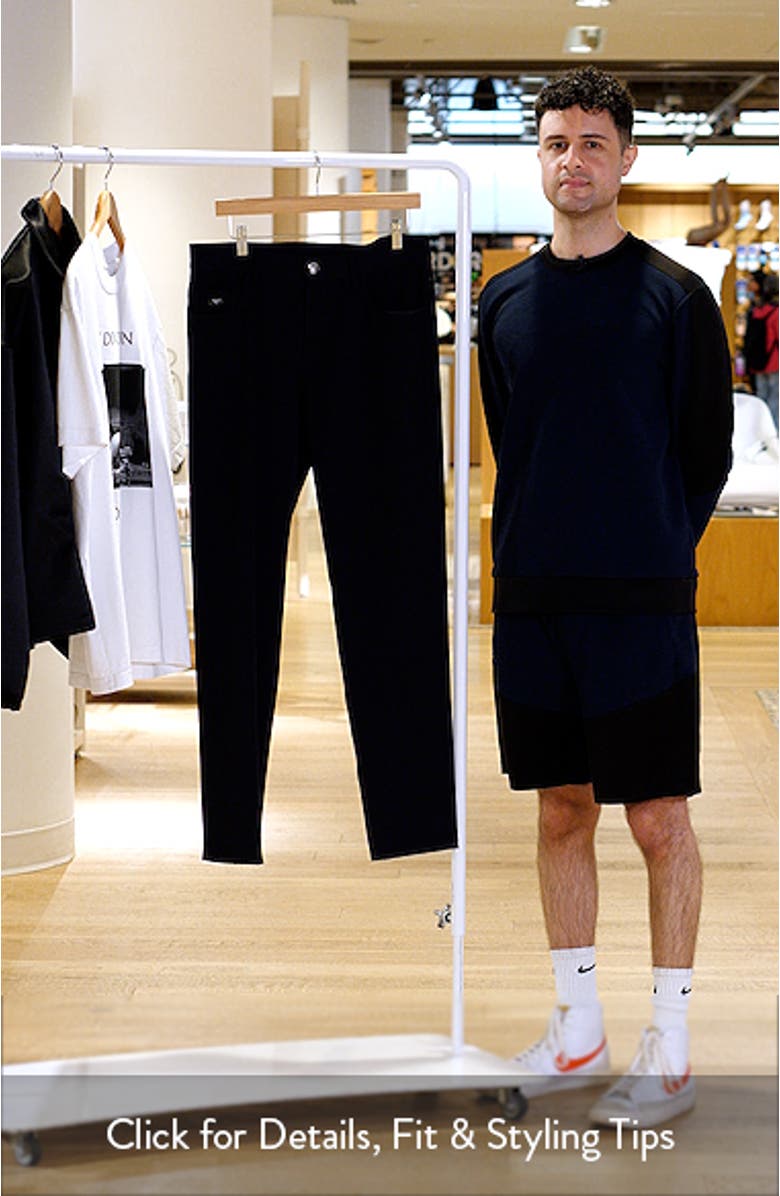 Techno Five-Pocket Straight Leg Stretch Twill Pants, sales video thumbnail