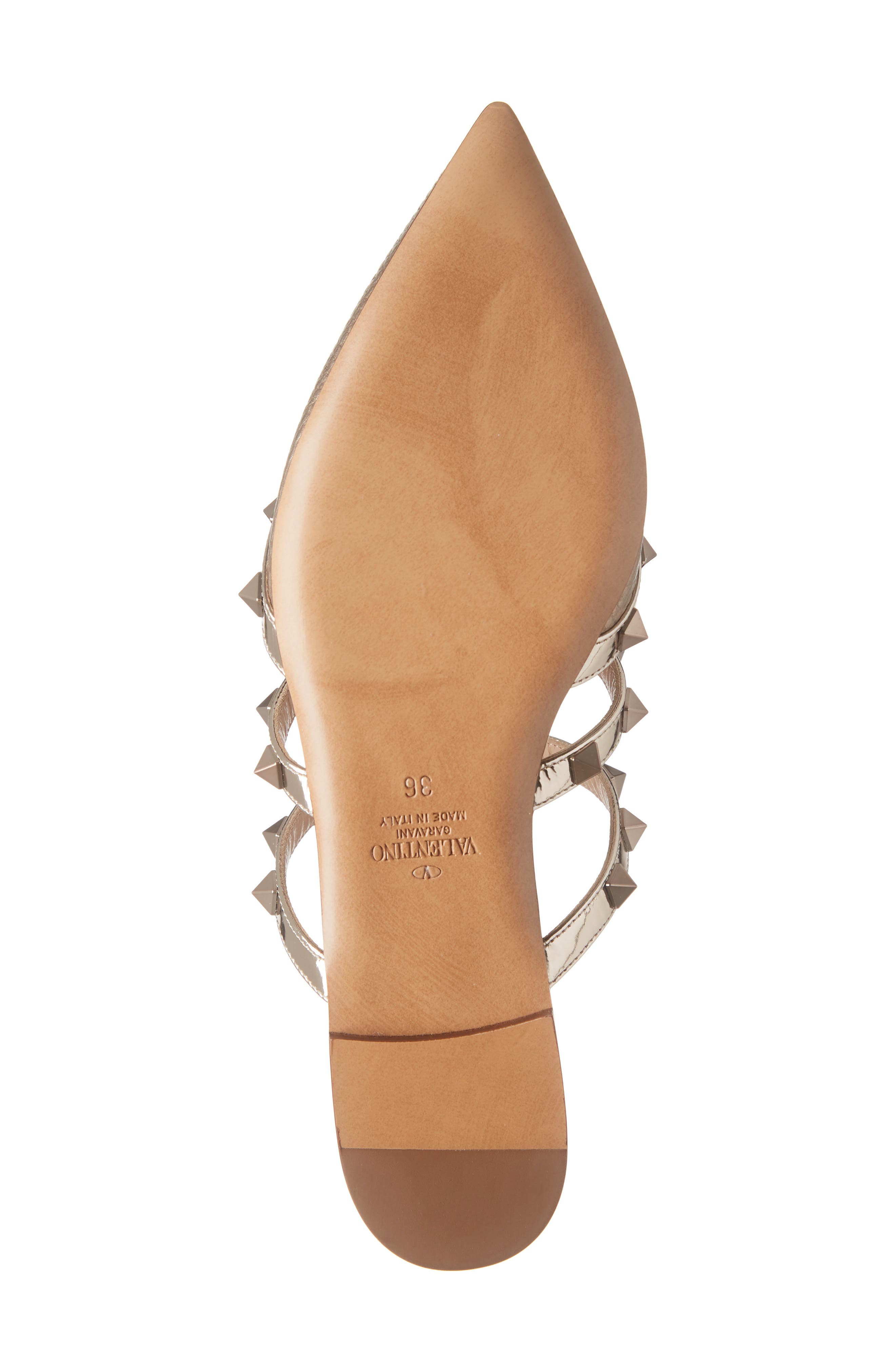 Valentino Garavani Rockstud Pointed Toe Mule, Alternate, color, 