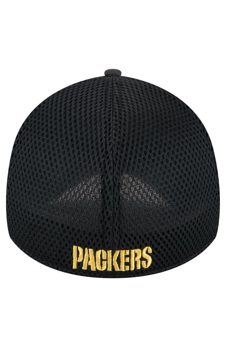 New Era Men's New Era Black Green Bay Packers Active Camo 39THIRTY Flex Hat, Alternate, color, 