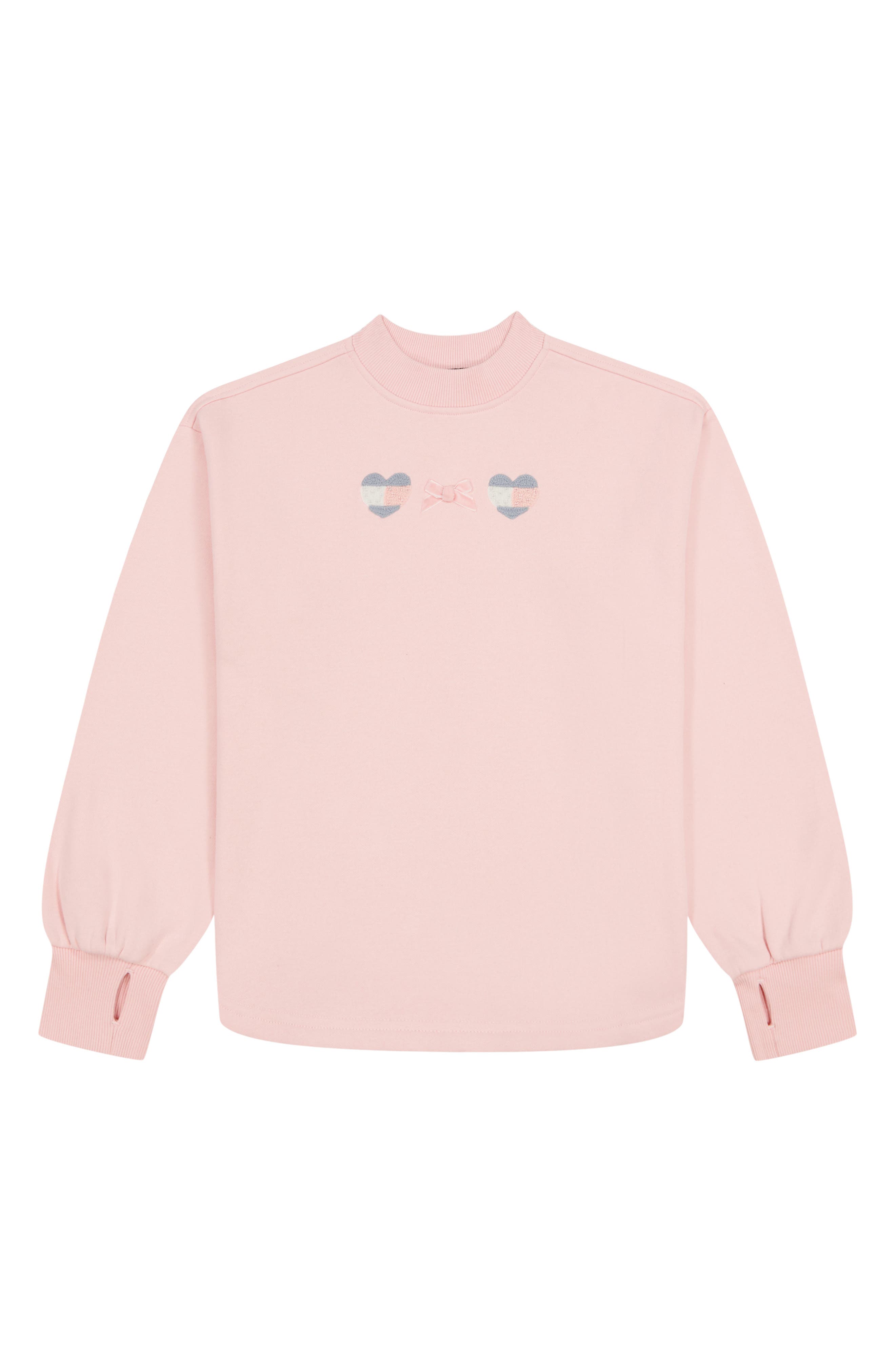 Kids' Mock Neck Fleece Sweatshirt