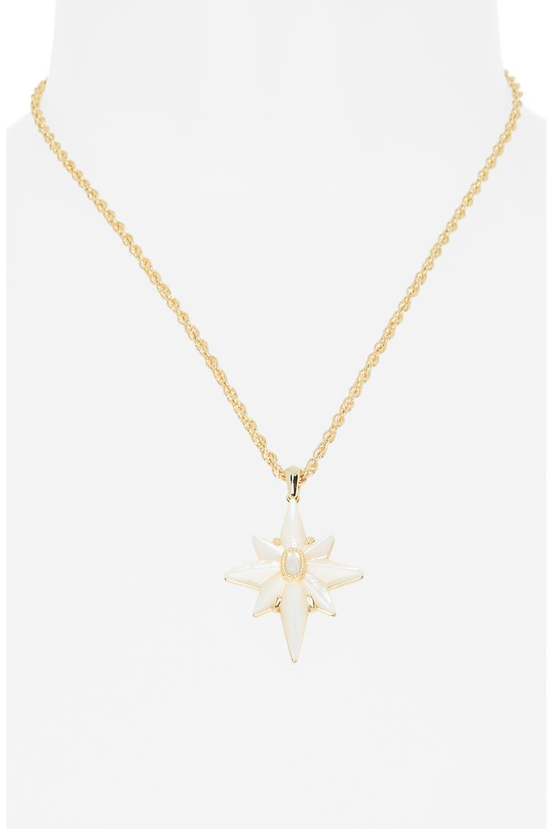 Fate Star Pendant Necklace, Alternate, color, GOLD IVORY MOTHER OF PEARL