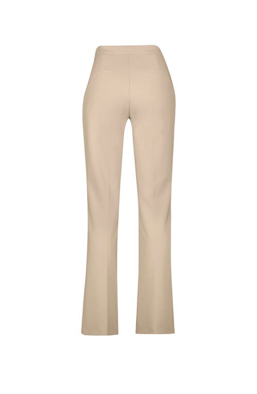 Ivonne Beige Tailored Trousers In Sand