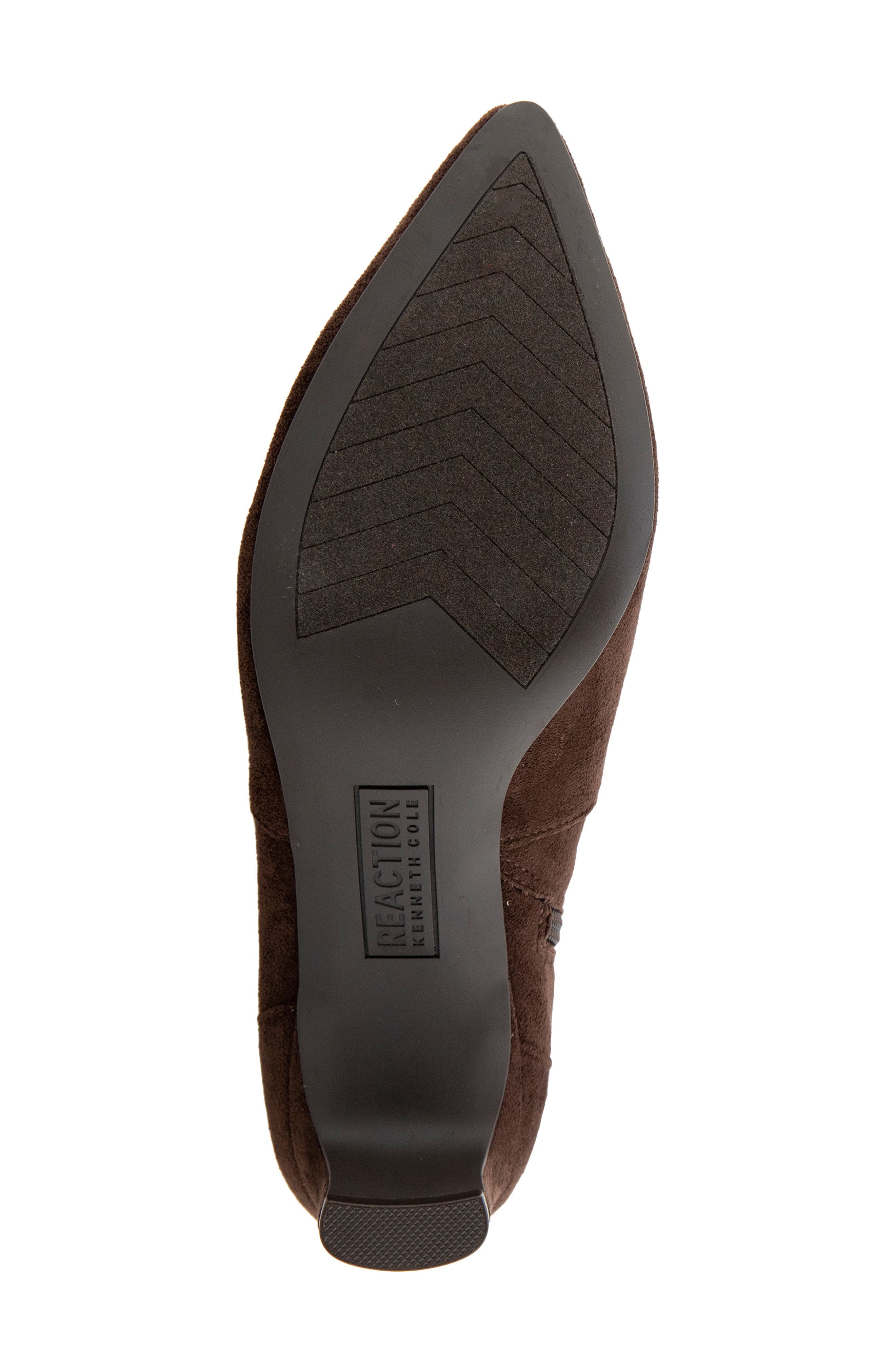 Bindi Pointed Toe Bootie, Alternate, color, CHOCOLATE MICRO