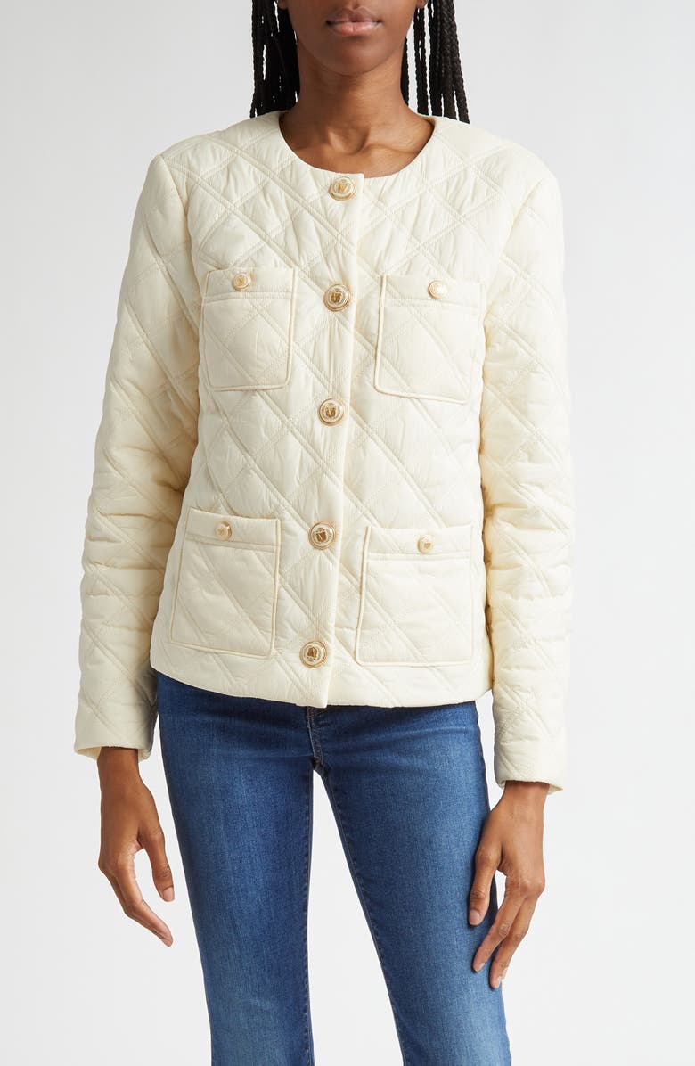 Veronica Beard Shalia Quilted Jacket, Main, color, 