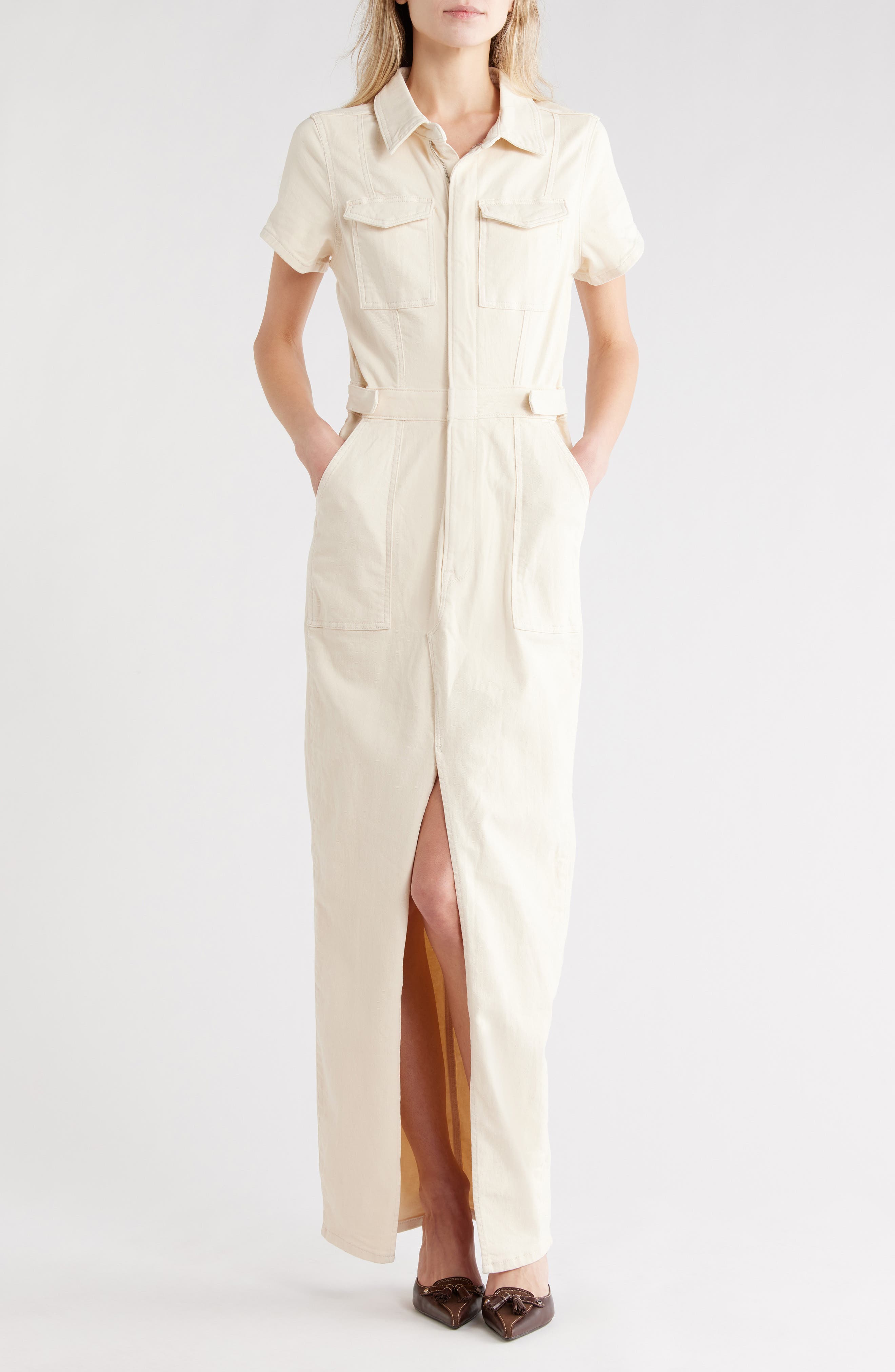 Good American Fit for Success Denim Maxi Dress