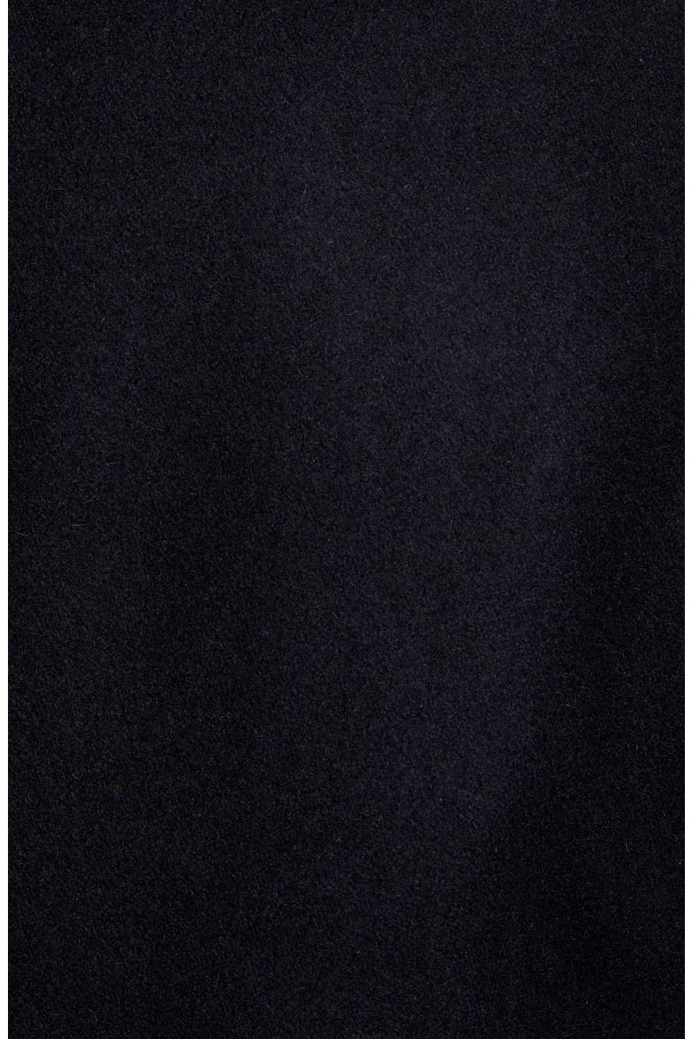 Melton Wool Blend Coat, Alternate, color, NAVY