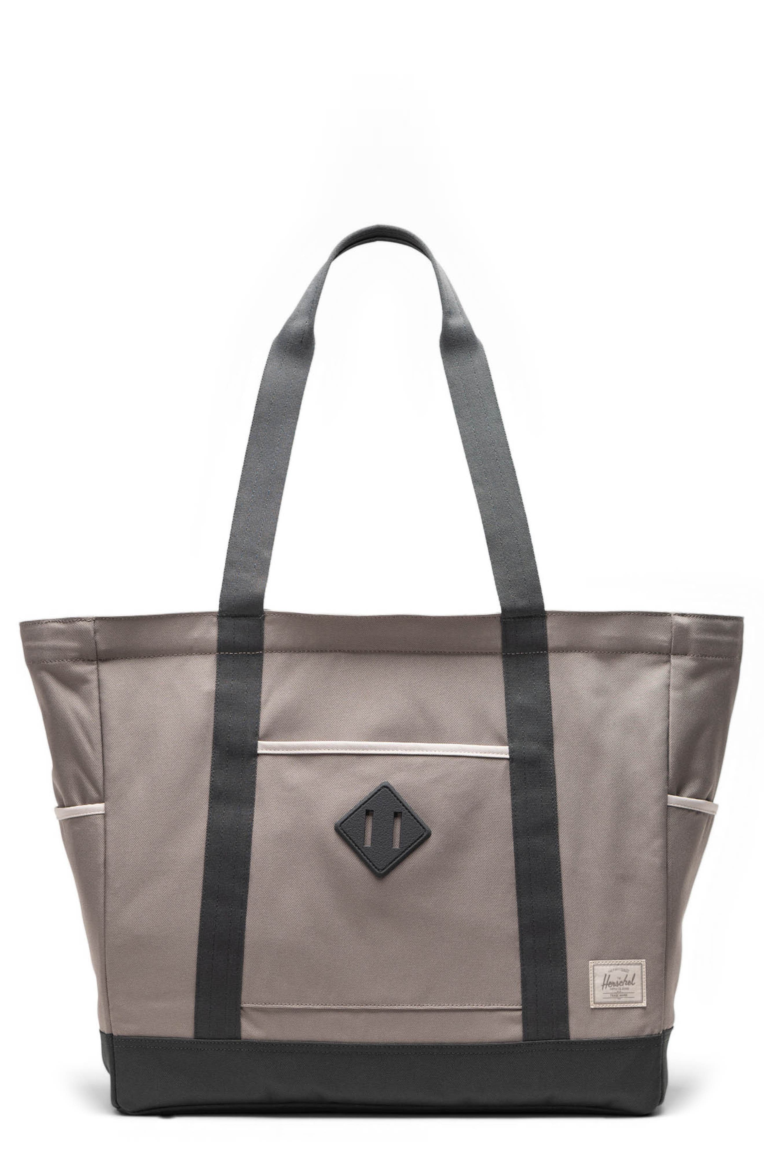 Herschel Supply Co. Heritage Tote, Main, color, Morning Dove/ Dark Shadow