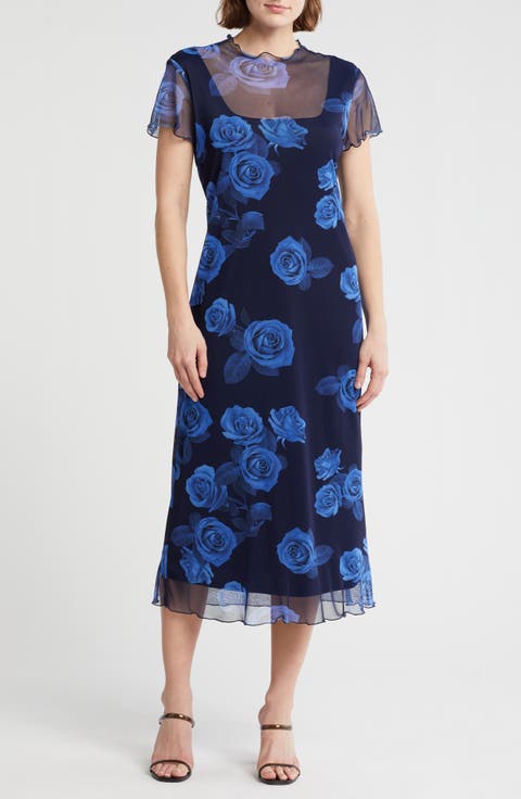 Powermesh T-Shirt Midi Dress