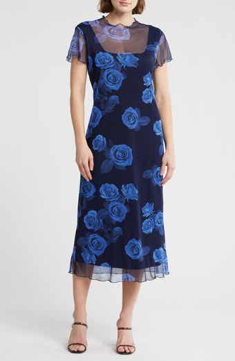 bebe Powermesh T-Shirt Midi Dress