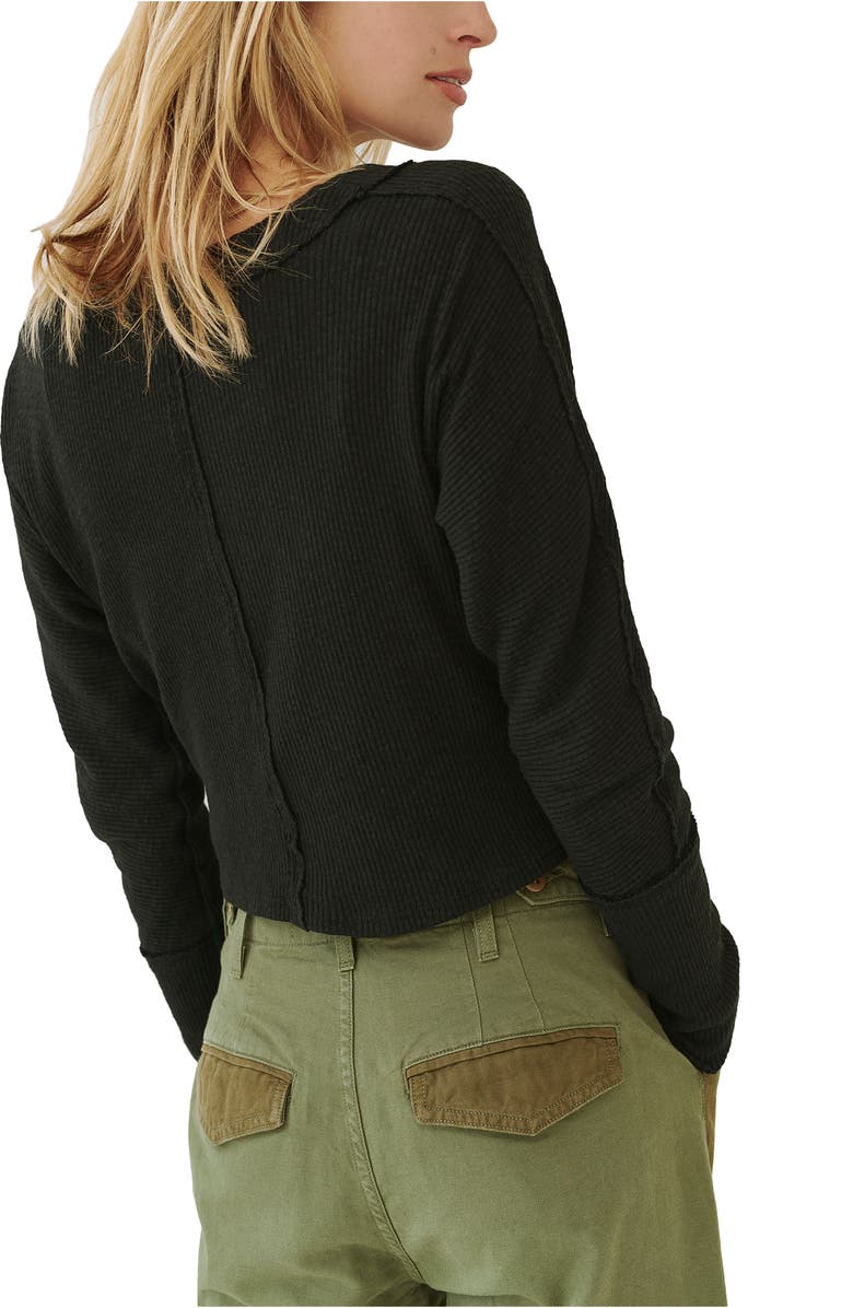 Free People Lupine Faux Wrap Shirt, Alternate, color,