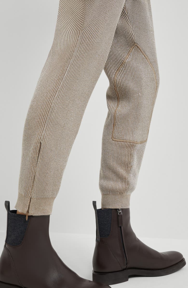Brunello Cucinelli Equestrian trousers, Alternate, color, Warm Beige
