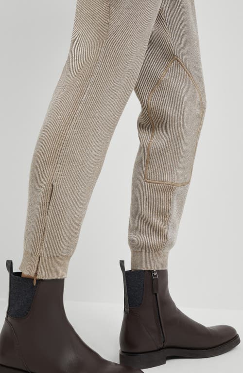 Brunello Cucinelli Equestrian Trousers In Brown