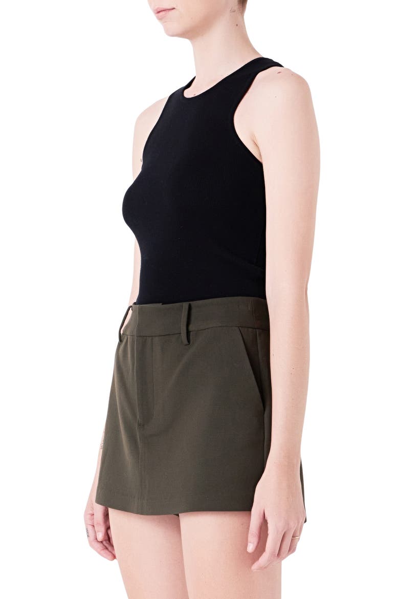 Racerback Rib Sweater Tank, Alternate, color, BLACK