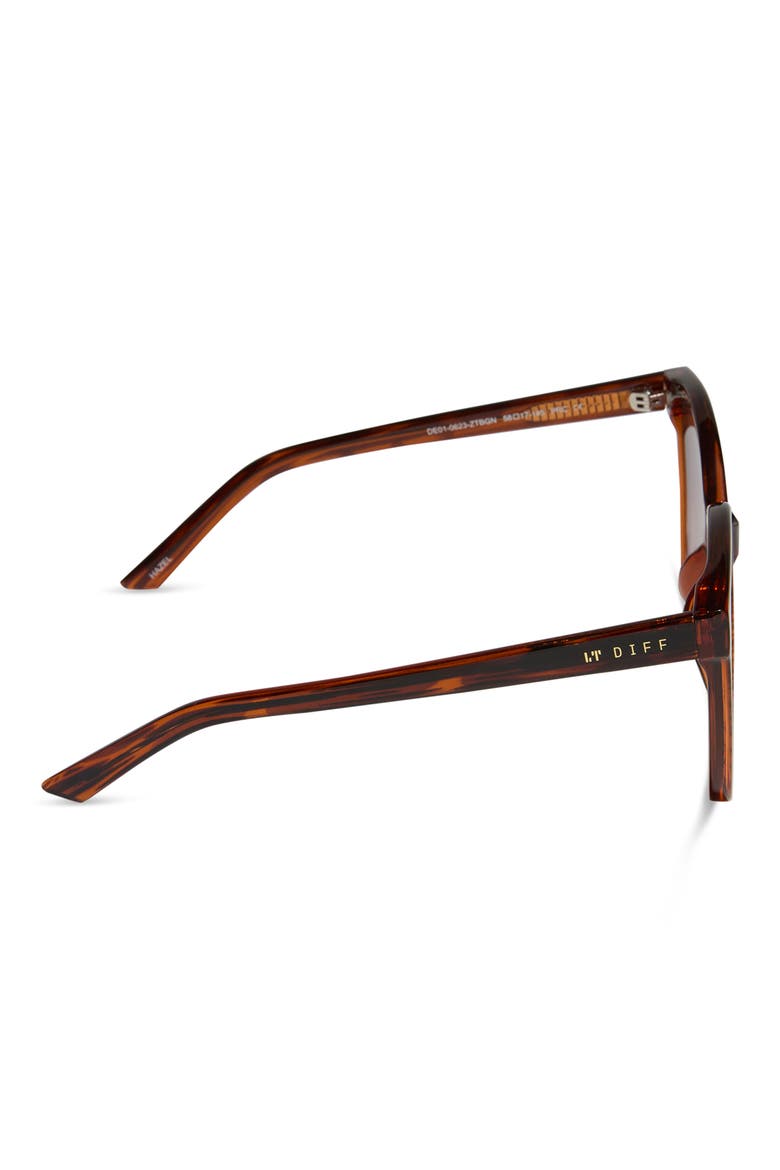 Hazel 58mm Gradient Square Sunglasses, Alternate, color, BROWN GRADIENT