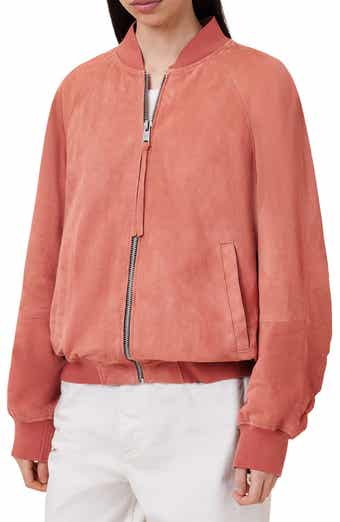 AllSaints Dana Suede Bomber Jacket
