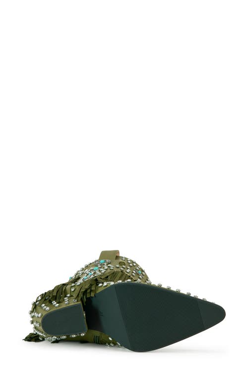 AZALEA WANG AZALEA WANG GREYSON FRINGE & STUD COWBOY BOOT 