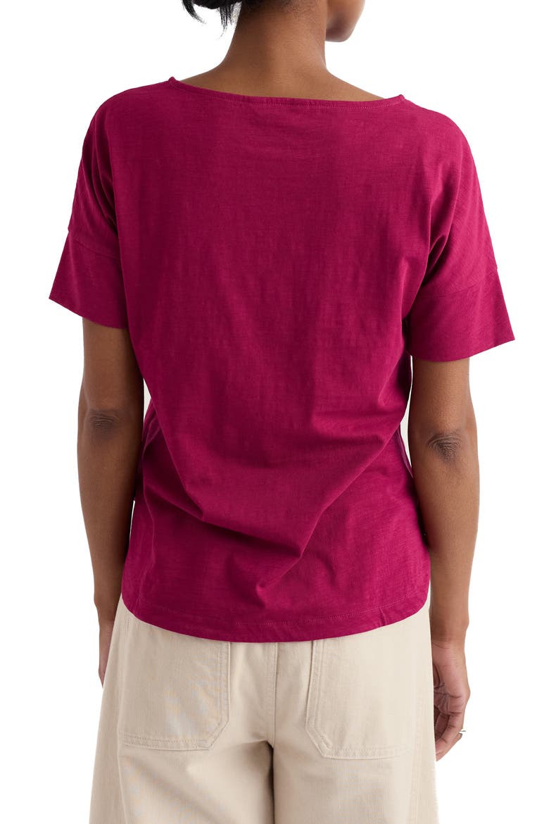 Bryher View Organic Cotton T-Shirt, Alternate, color, DARK FREESIA
