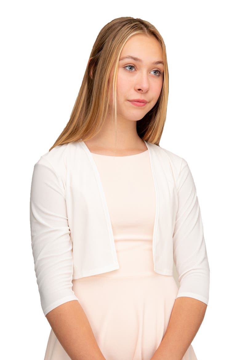 Cropped Bolero Jacket, Main, color, IVORY