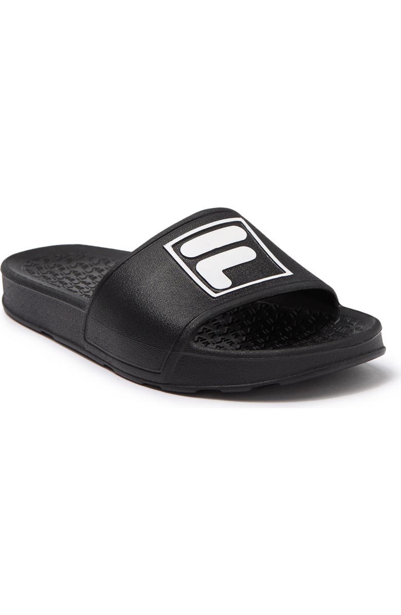 FILA Big Box Logo Slide Sandal, Main, color,
