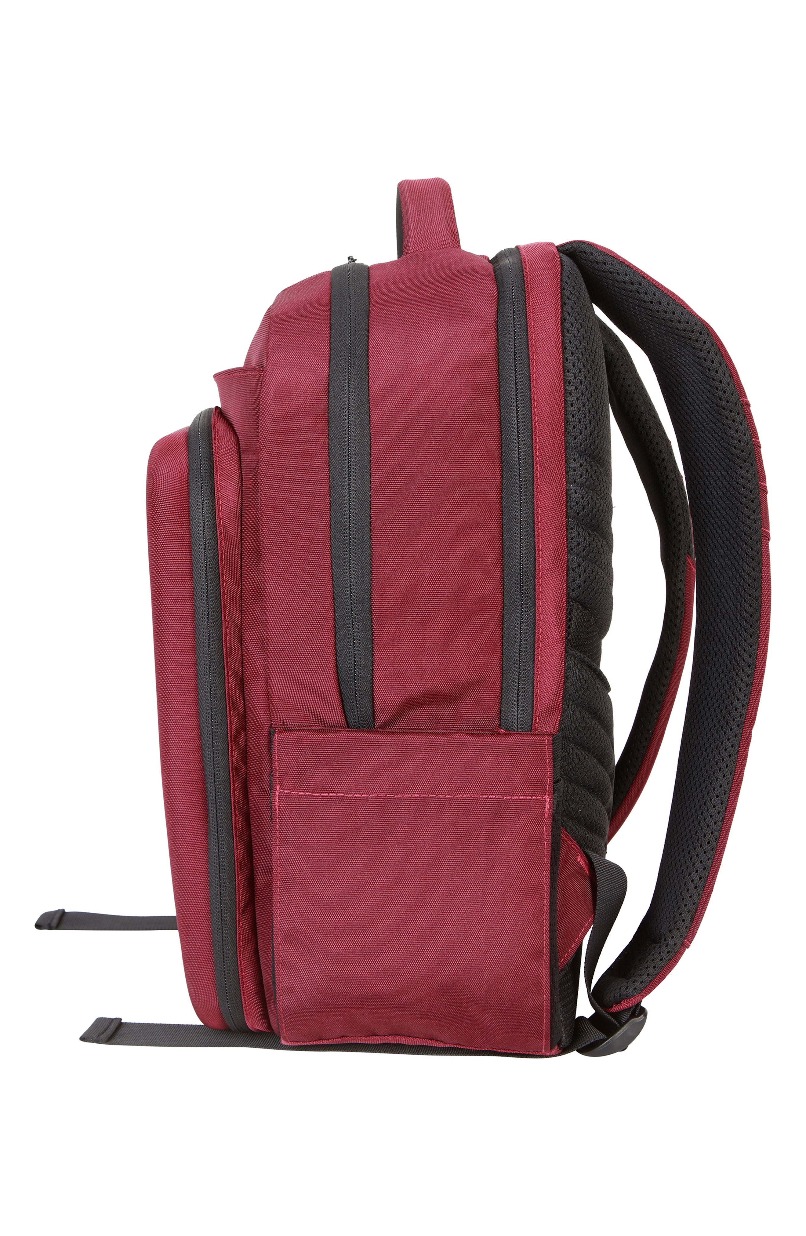 The Venturer Twill Backpack, Alternate, color, WINE