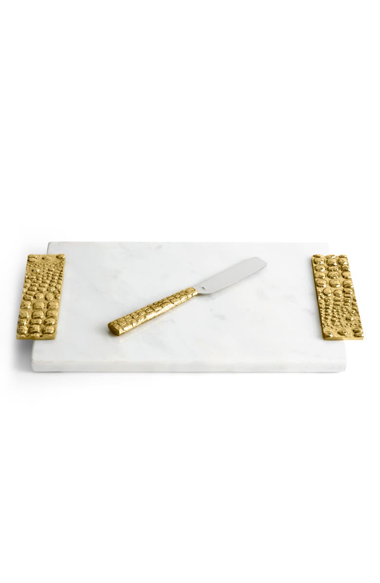 Michael Aram Safari Small Cheese Board & Spreader, Main, color, White