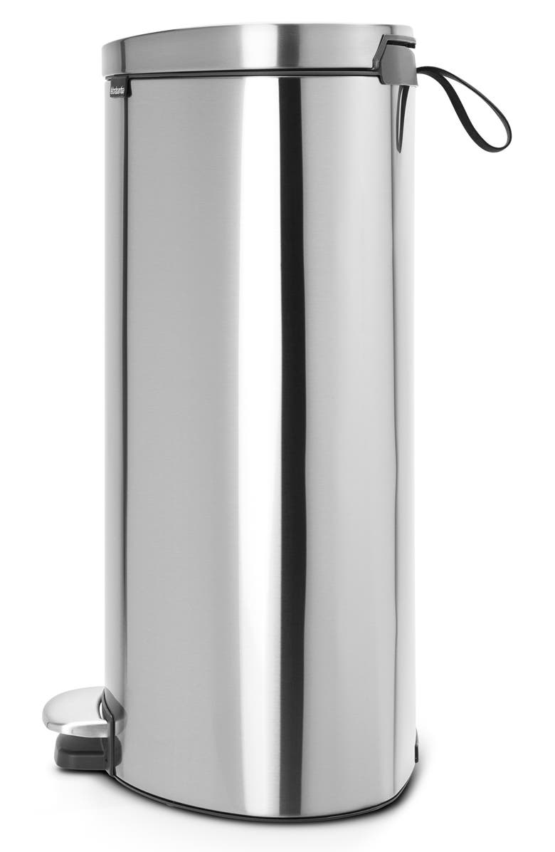 Brabantia 40L Flatback Space Saving Trash Can, Alternate, color, 