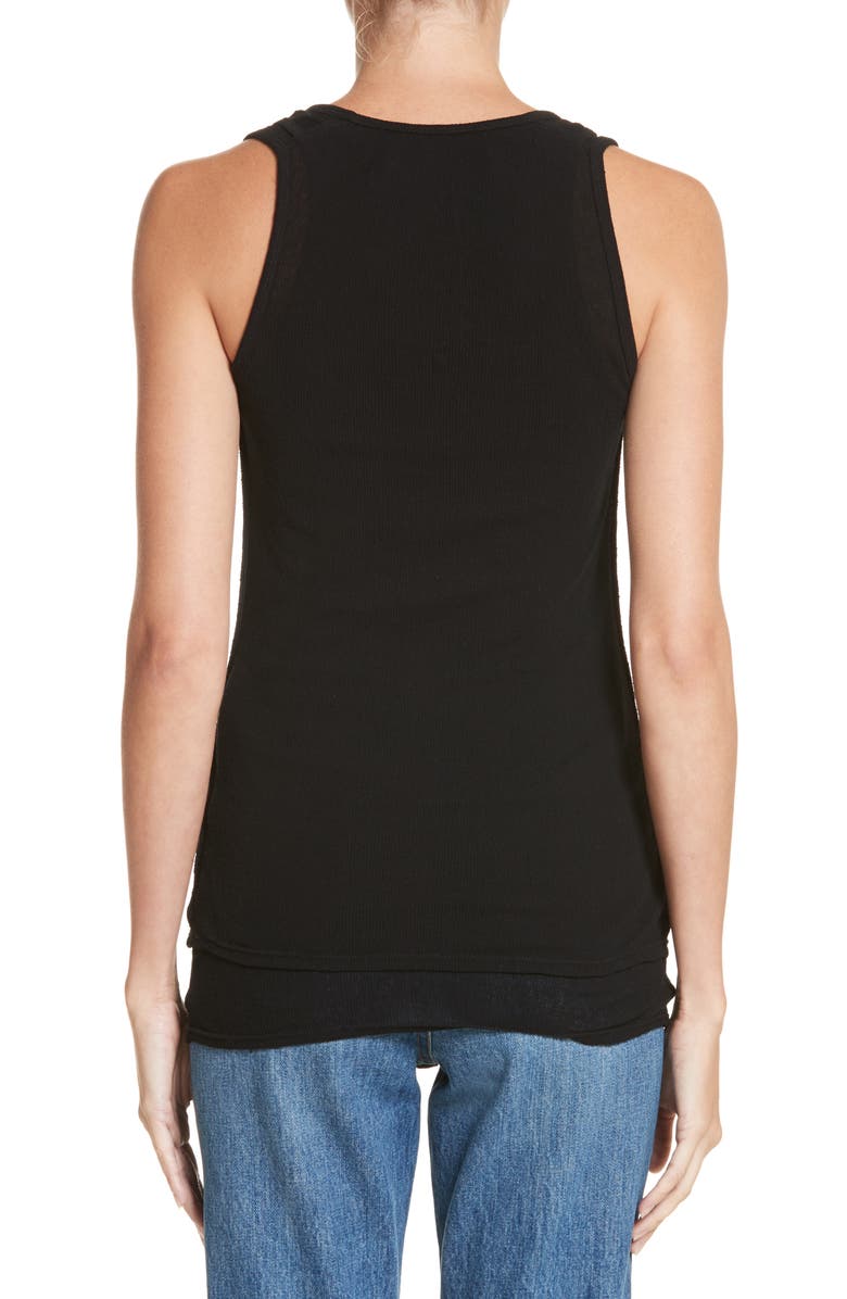 Proenza Schouler PSWL Jersey Gauze Tank, Alternate, color,