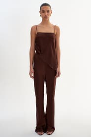 LAMARQUE Emile | Pull-on Satin Pants