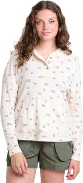 Toad & Co Foothill Pointelle Long Sleeve Hoodie
