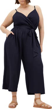 City Chic Lina Belted Jumpsuit