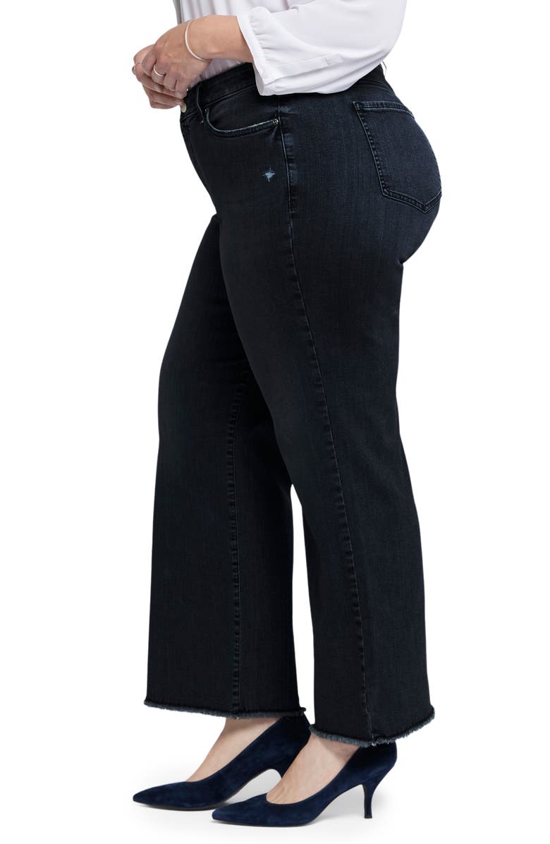 NYDJ Teresa Fray Hem Ankle Wide Leg Jeans, Alternate, color, 