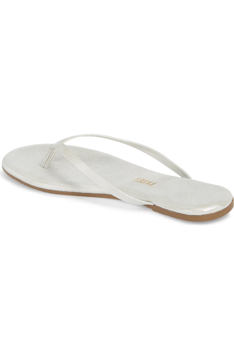 TKEES 'Glitters' Flip Flop, Alternate, color, Gleam Leather