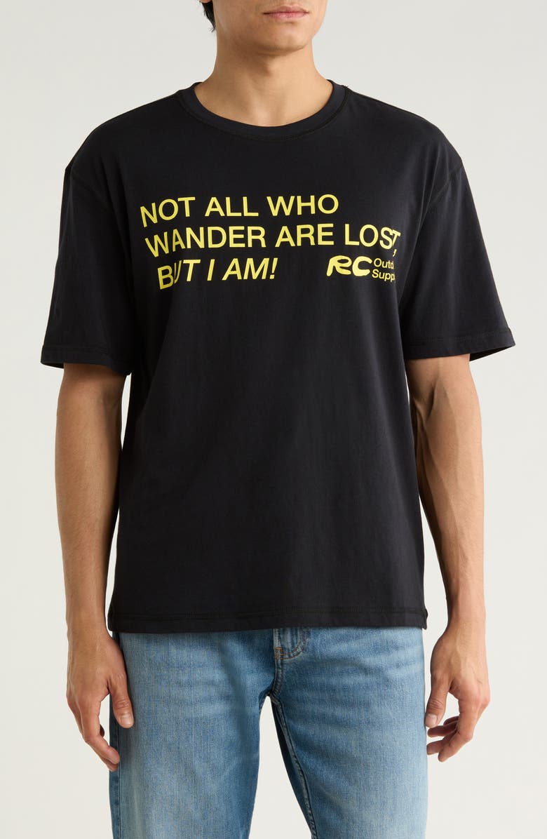RC Outdoor Supply Lost Graphic T-Shirt, Main, color, Black
